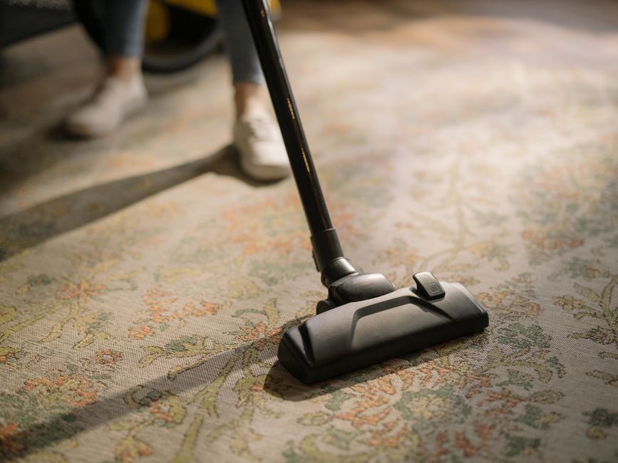 Removing a tough stain from a carpet